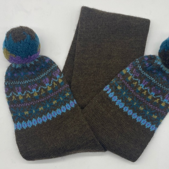 Caramel Baby & Child Wool Scarf OS - Picture 4 of 4